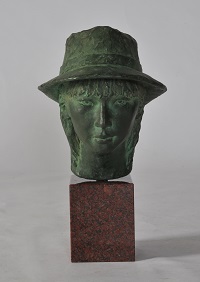 第68回滋賀県美術展覧会(立体の部)特選「帽子の女」