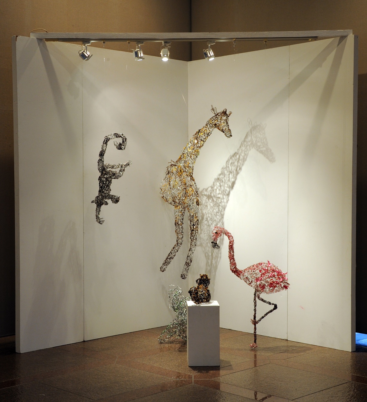 第70回滋賀県美術展覧会(立体の部)特選「ゾウくんがやってきた日」